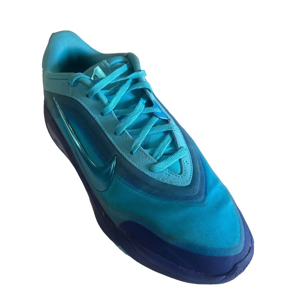 Nike A'One Indigo Girl GS Blue Fury Racer Basketball Blue HF7001-400 Sz 7Y/W8.5